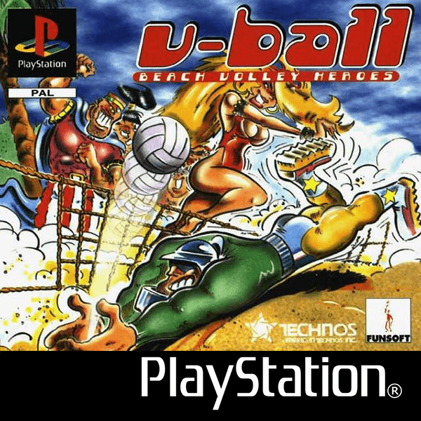 V-Ball Beach Volley Heroes box art for Playstation